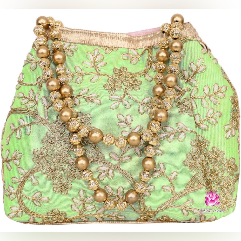 NWT Indian Ethnic Potli Bag wedding purse jewelry purse